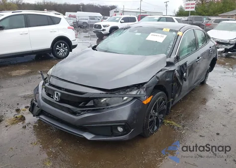 2019 Honda Civic Sport из США, поврежденный, VIN 2HGFC2F82KH513972